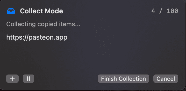 Collect Mode